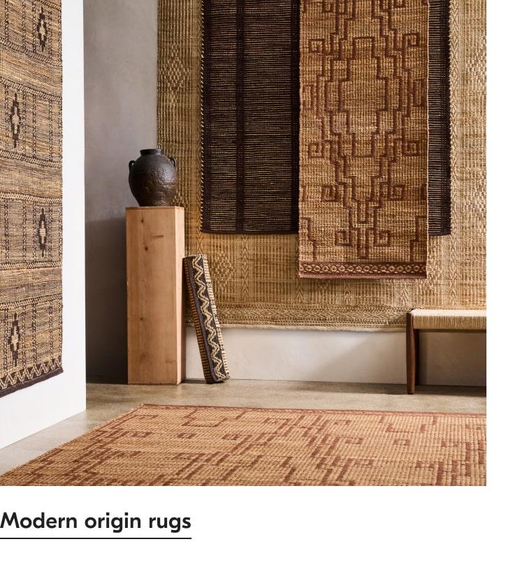 Modern origin rugs